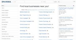 Desktop Screenshot of forensicexperts.in